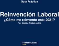 Reinvención Laboral Cómo me reinvento este 2021? - Guía Práctica - Tu Mentoring