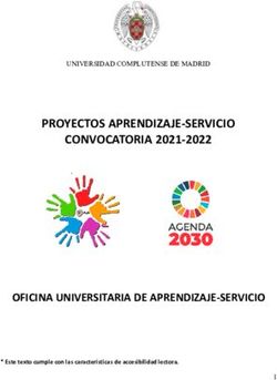 PROYECTOS APRENDIZAJE-SERVICIO CONVOCATORIA 2021-2022 - OFICINA UNIVERSITARIA DE APRENDIZAJE-SERVICIO