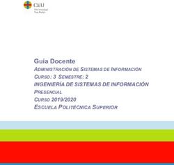 Guía Docente INGENIERÍA DE SISTEMAS DE INFORMACIÓN CURSO: 3 SEMESTRE: 2