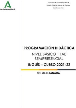 PROGRAMACI&Oacute;N DID&Aacute;CTICA INGL&Eacute;S - CURSO 2021-22 - NIVEL B&Aacute;SICO 1 TAE SEMIPRESENCIAL