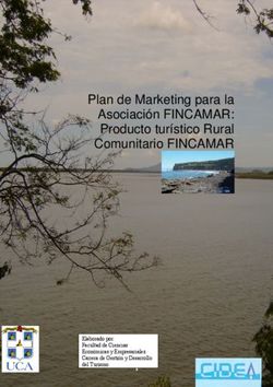 Plan de Marketing para la Asociaci&oacute;n FINCAMAR: Producto tur&iacute;stico Rural Comunitario FINCAMAR - Elaborado por: Facultad de Ciencias Econ&oacute;micas y ...