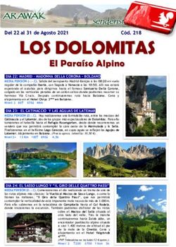 LOS DOLOMITAS El Paraíso Alpino - Arawak