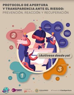 PROTOCOLO DE APERTURA Y TRANSPARENCIA ANTE EL RIESGO: PREVENCI&Oacute;N, REACCI&Oacute;N Y RECUPERACI&Oacute;N - Act&iacute;vese desde ya!