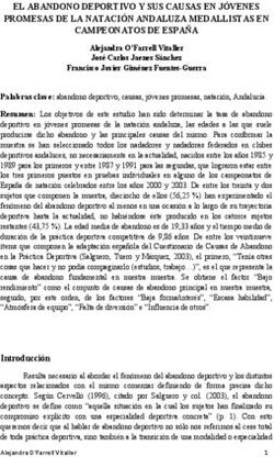 EL ABANDONO DEPORTIVO Y SUS CAUSAS EN J&Oacute;VENES PROMESAS DE LA NATACI&Oacute;N ANDALUZA MEDALLISTAS EN CAMPEONATOS DE ESPA&Ntilde;A