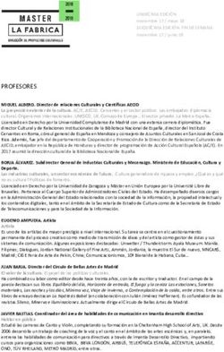 PROFESORES - Master La Fábrica