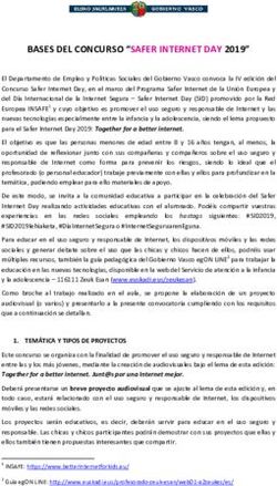 BASES DEL CONCURSO "SAFER INTERNET DAY 2019" - Euskadi.eus