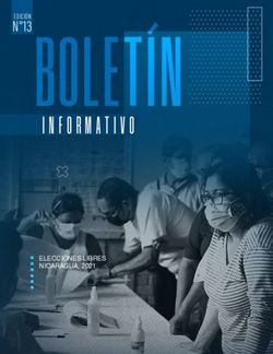 I - ELECCIONES LIBRES NICARAGUA, 2021 - CSE