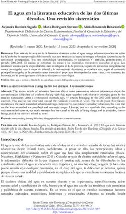 El agua en la literatura educativa de las dos últimas décadas. Una revisión sistemática