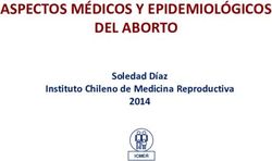 ASPECTOS M&Eacute;DICOS Y EPIDEMIOL&Oacute;GICOS DEL ABORTO - Soledad D&iacute;az Instituto Chileno de Medicina Reproductiva 2014 - ICMER
