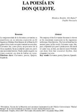 LA POESÍA EN DON QUIJOTE.