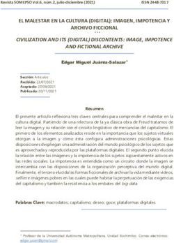 EL MALESTAR EN LA CULTURA (DIGITAL): IMAGEN, IMPOTENCIA Y ARCHIVO FICCIONAL - Revista ...