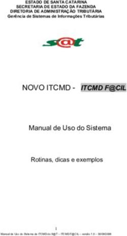 NOVO ITCMD - ITCMD F@CIL - Manual de Uso do Sistema - Lefisc