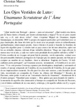 Los Ojos Vestidos de Luto1: Unamuno Scrutateur de l' Âme Portugaise