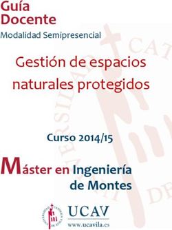 Guía Docente Modalidad Semipresencial - Gestión de espacios naturales protegidos