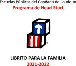 LIBRITO PARA LA FAMILIA - Programa de Head Start 2021-2022 - Escuelas Públicas del Condado de Loudoun