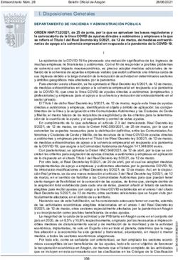 I. Disposiciones Generales - Adecuara