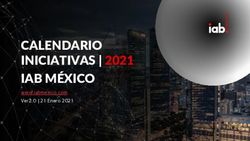 CALENDARIO INICIATIVAS | 2021 IAB MÉXICO