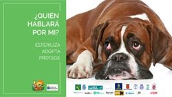 QUIÉN HABLARÁ POR MI? - ESTERILIZA ADOPTA PROTEGE - Yo hablo por ti