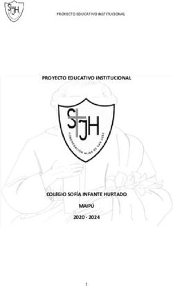 PROYECTO EDUCATIVO INSTITUCIONAL - COLEGIO SOF&Iacute;A INFANTE HURTADO MAIP&Uacute; 2020 2024 - Mineduc