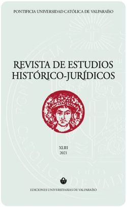 PONTIFICIA UNIVERSIDAD CAT&Oacute;LICA DE VALPARA&Iacute;SO - XLIII 2021
