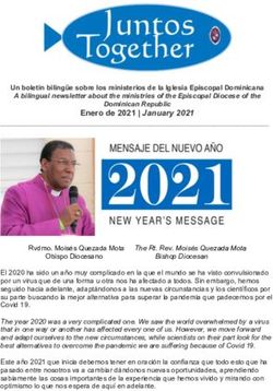 Enero de 2021 | January 2021 - The Dominican Development Group