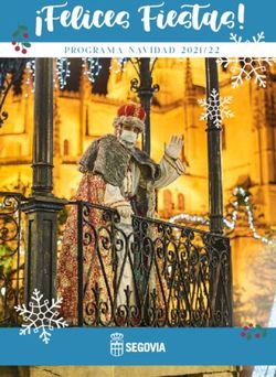 Felices Fiestas! programa navidad 2021/22 - Segovia Cultura Habitada