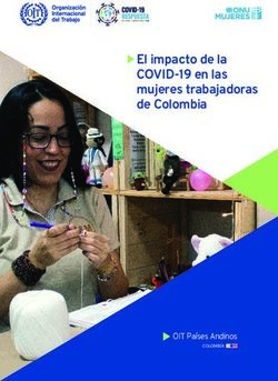 El impacto de la COVID-19 en las mujeres trabajadoras de Colombia - OIT Pa&iacute;ses Andinos - ILO