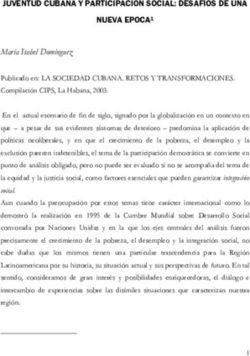 JUVENTUD CUBANA Y PARTICIPACION SOCIAL: DESAFIOS DE UNA NUEVA EPOCA1 - Jóvenes ...