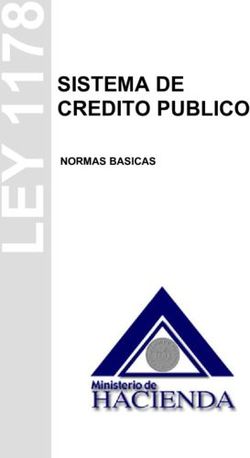 SISTEMA DE CREDITO PUBLICO - NORMAS BASICAS