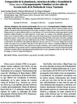 Comparaci&oacute;n de la abundancia, estructura de tallas y fecundidad de