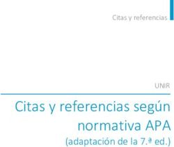 Citas Y Referencias Según Normativa APA - (adaptación De La 7.ª Ed ...