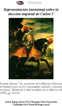 Representación (anónima) sobre la elección imperial de Carlos V