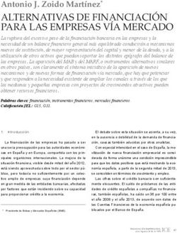 ALTERNATIVAS DE FINANCIACI&Oacute;N PARA LAS EMPRESAS V&Iacute;A MERCADO