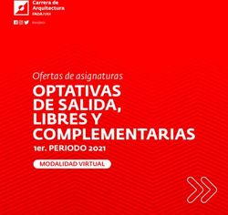 OPTATIVAS DE SALIDA, LIBRES Y COMPLEMENTARIAS - Ofertas de asignaturas - MODALIDAD VIRTUAL