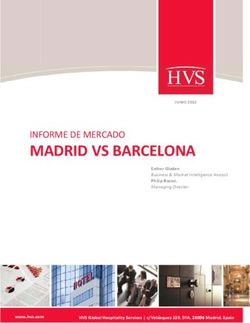 MADRID VS BARCELONA INFORME DE MERCADO