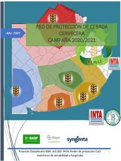 RED DE PROTECCI&Oacute;N DE CEBADA CERVECERA CAMPA&Ntilde;A 2020/2021