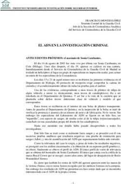 EL ADN EN LA INVESTIGACI&Oacute;N CRIMINAL