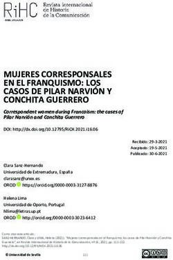 MUJERES CORRESPONSALES EN EL FRANQUISMO: LOS CASOS DE PILAR NARVIÓN Y CONCHITA GUERRERO