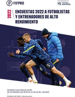 ENCUESTAS 2022 A FUTBOLISTAS Y ENTRENADORES DE ALTO RENDIMIENTO - INFORME FLASH PWM DE FIFPRO UN CALENDARIO QUE RESPETE LA SALUD DEL JUGADOR
