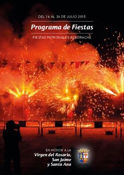 Programa de Fiestas fiestas patronales alborache - del 16 al 26 de julio 2015 - Virgen del Rosario, San Jaime y Santa Ana
