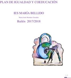 PLAN DE IGUALDAD Y COEDUCACIÓN IES MARÍA BELLIDO - Bailén 2017/2018 - IES Maria Bellido