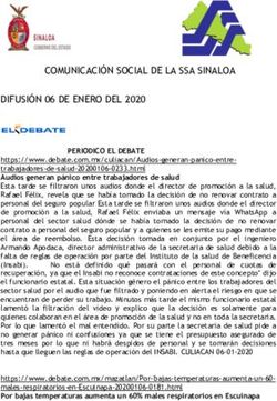 COMUNICACI&Oacute;N SOCIAL DE LA SSA SINALOA