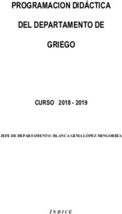 PROGRAMACION DIDÁCTICA DEL DEPARTAMENTO DE GRIEGO - CURSO 2018 - 2019 JEFE DE DEPARTAMENTO: BLANCA GEMA LÓPEZ MINGORRÍA - IES Isabel la ...