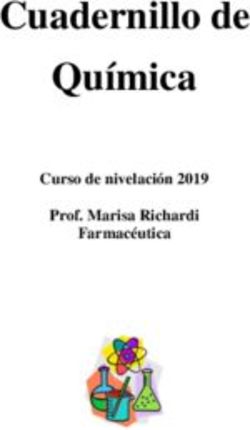 Cuadernillo de Química - Curso de nivelación 2019 Prof. Marisa Richardi Farmacéutica - Insutec