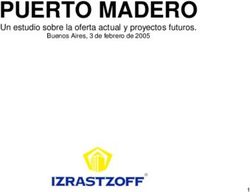 PUERTO MADERO Un estudio sobre la oferta actual y proyectos futuros - Buenos Aires, 3 de febrero de 2005