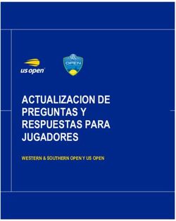 ACTUALIZACION DE PREGUNTAS Y RESPUESTAS PARA JUGADORES - WESTERN & SOUTHERN OPEN Y US OPEN
