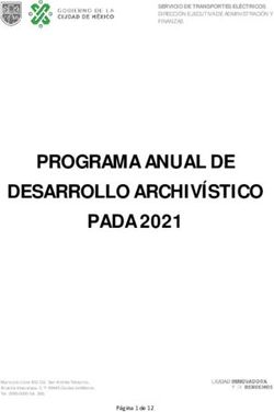 PROGRAMA ANUAL DE DESARROLLO ARCHIVÍSTICO PADA 2021