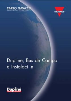 Dupline, Bus de Campo e Instalación - Du line - CARLO GAVAZZI