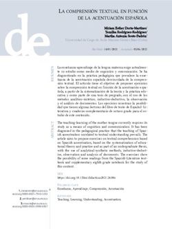 De LA COMPRENSI&Oacute;N TEXTUAL EN FUNCI&Oacute;N