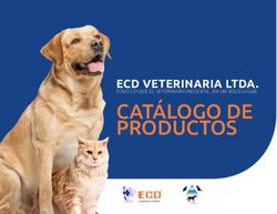 CATÁLOGO DE PRODUCTOS - ECD VETERINARIA LTDA. TODO LO QUE EL VETERINARIO NECESITA , EN UN SOLO LUGAR